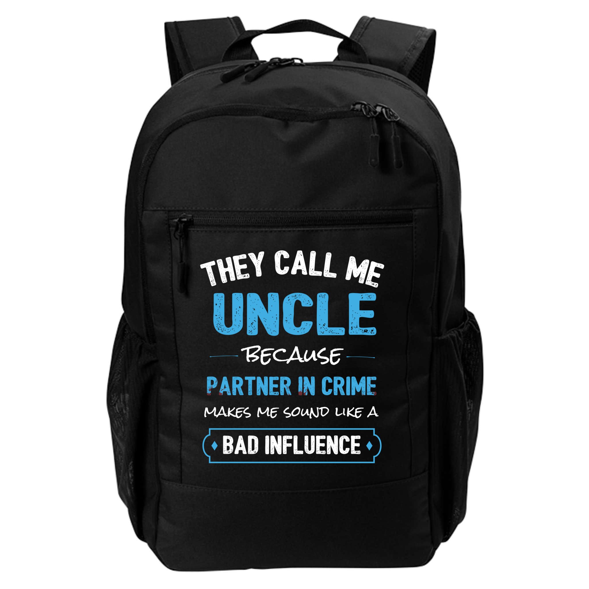 Funny Uncle Gifgift Uncle Partner In Crime Gift Cool Gift Backpack