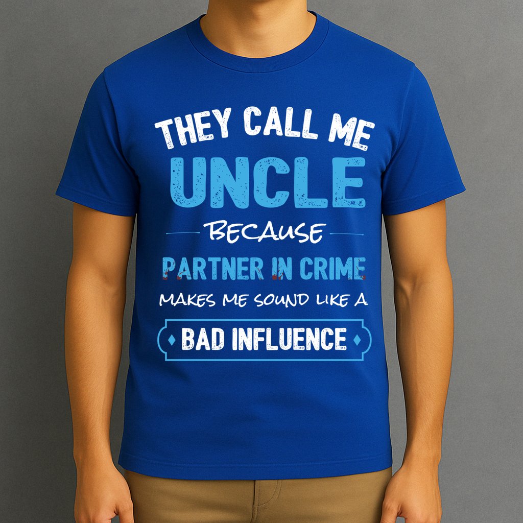 Funny Uncle Gifgift Uncle Partner In Crime Gift Cool Gift T-Shirt