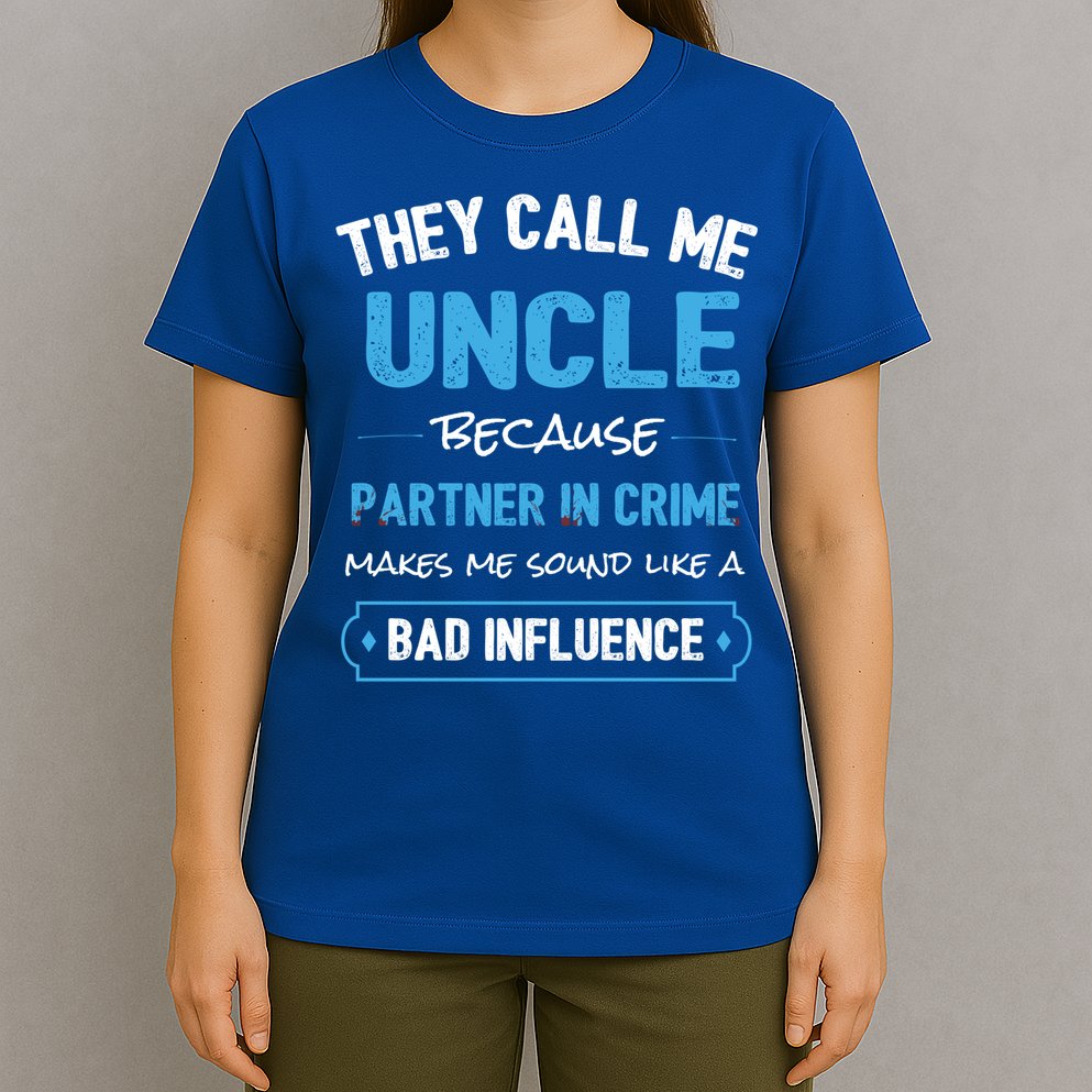 Funny Uncle Gifgift Uncle Partner In Crime Gift Cool Gift T-Shirt