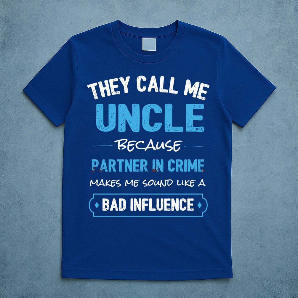 Funny Uncle Gifgift Uncle Partner In Crime Gift Cool Gift T-Shirt