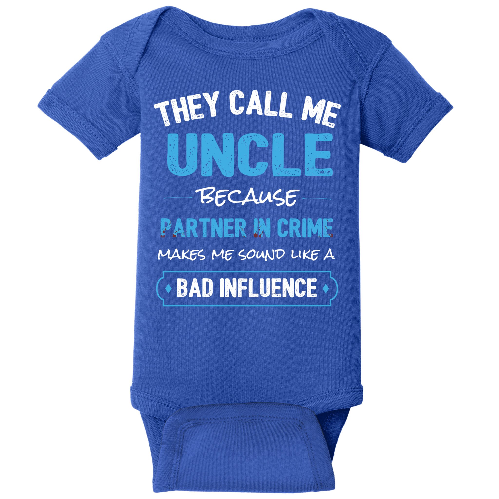 Funny Uncle Gifgift Uncle Partner In Crime Gift Cool Gift Baby Bodysuit