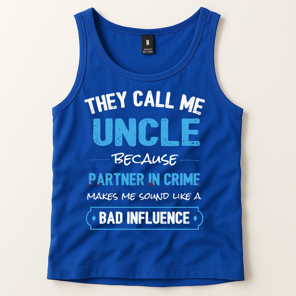Funny Uncle Gifgift Uncle Partner In Crime Gift Cool Gift Tank Top