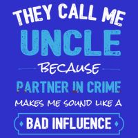Funny Uncle Gifgift Uncle Partner In Crime Gift Cool Gift Womens T-Shirt