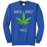 Funny Uncle Gift Uncle 420 Weed Gift Worlds Dopest Uncle Funny Gift Sweatshirt