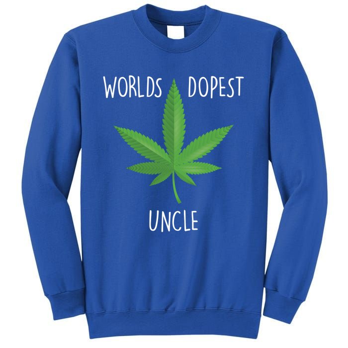 Funny Uncle Gift Uncle 420 Weed Gift Worlds Dopest Uncle Funny Gift Sweatshirt