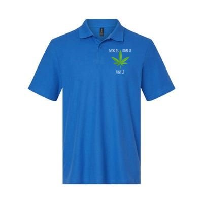 Funny Uncle Gift Uncle 420 Weed Gift Worlds Dopest Uncle Funny Gift Softstyle Adult Sport Polo