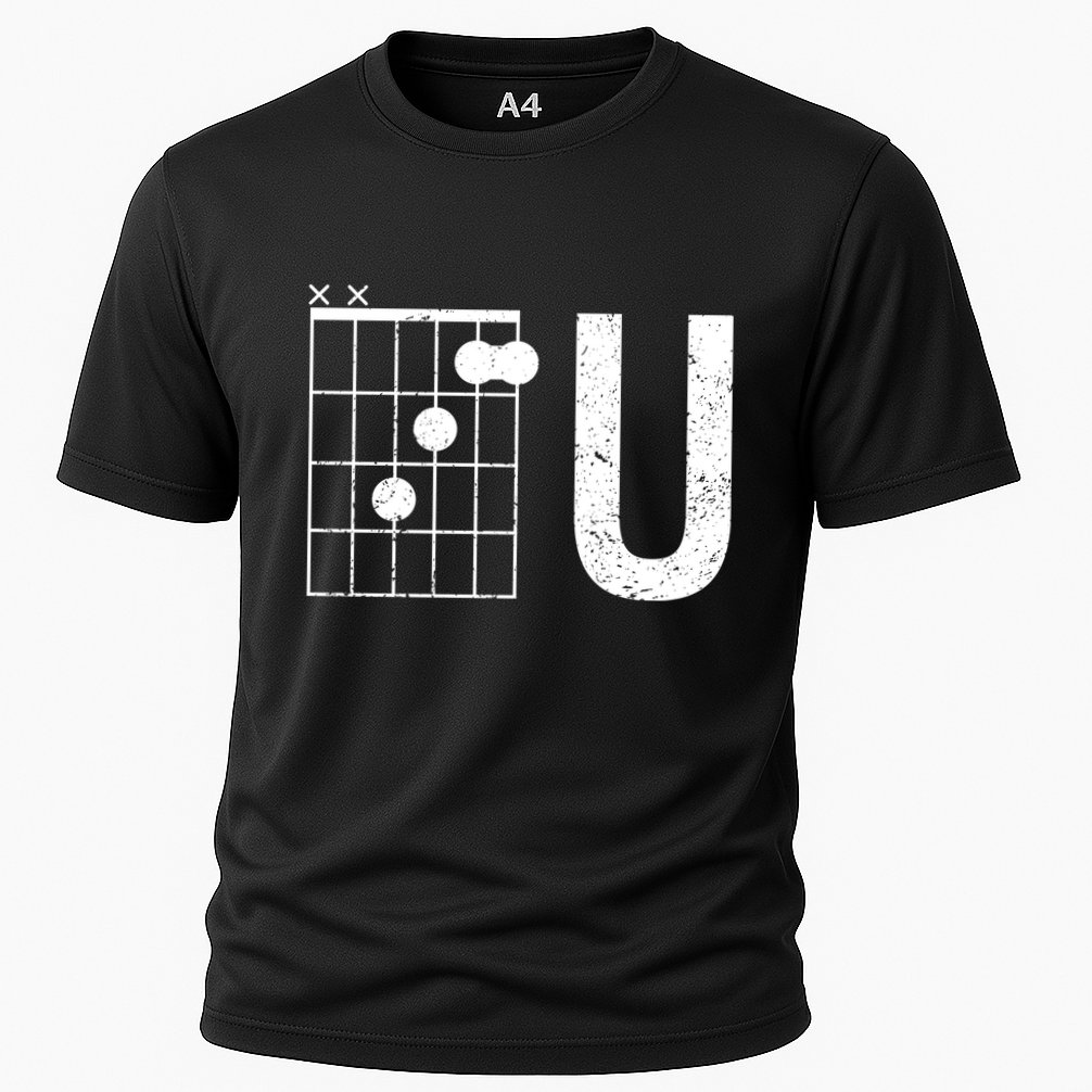 F U Guitar Chord Music Cooling Performance Crew T-Shirt