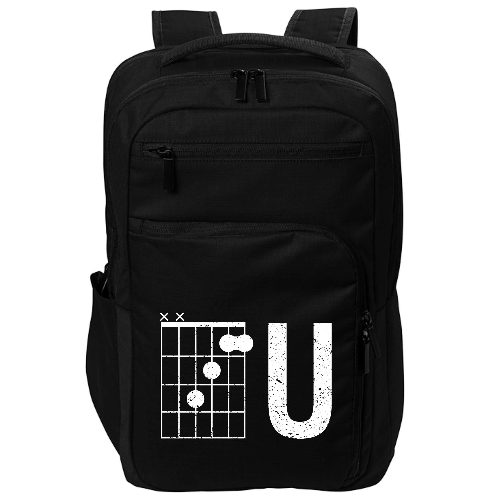 F U Guitar Chord Music Impact Tech Backpack