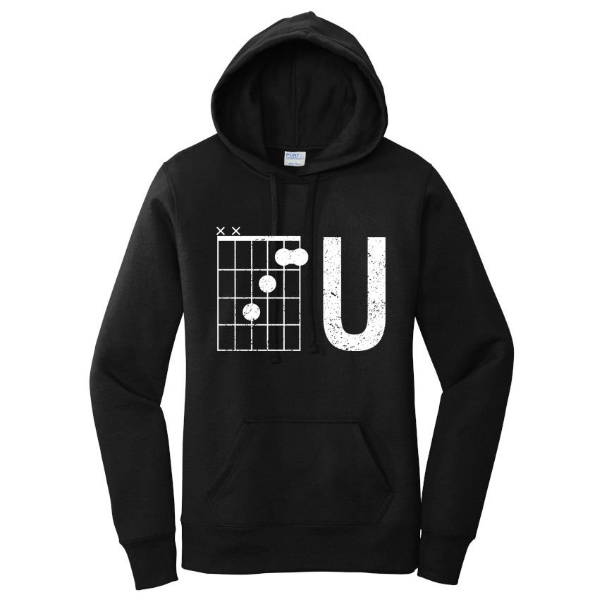 F U Guitar Chord Music Women's Pullover Hoodie