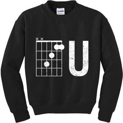 F U Guitar Chord Music Kids Sweatshirt