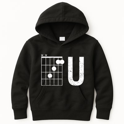 F U Guitar Chord Music Kids Hoodie