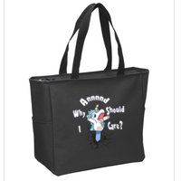 Funny Unicorn Gift And Why Should I Care? Zip Tote Bag