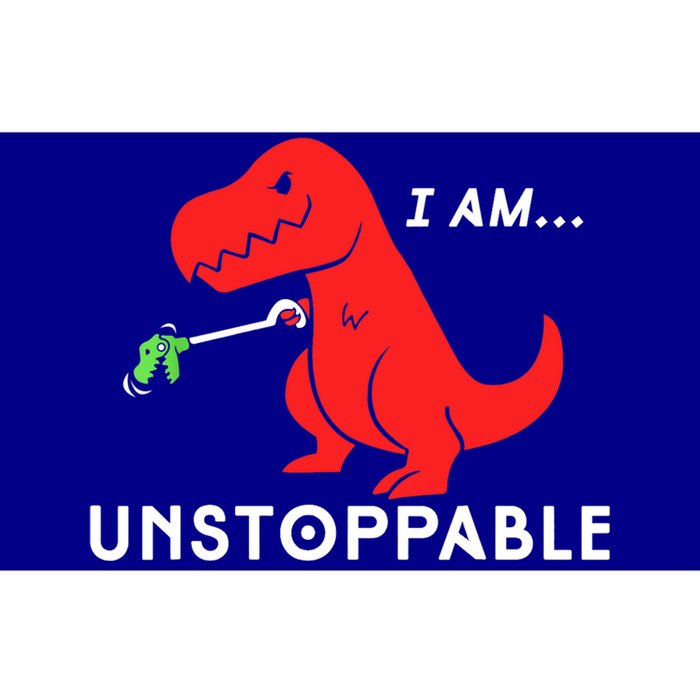 Funny Unstoppable Gift Funny TRex Dinosaur Gift Bumper Sticker