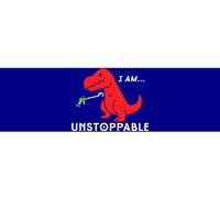 Funny Unstoppable Gift Funny TRex Dinosaur Gift Bumper Sticker