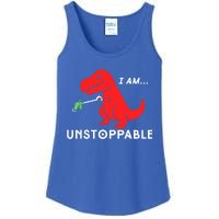 Funny Unstoppable Gift Funny TRex Dinosaur Gift Ladies Essential Tank