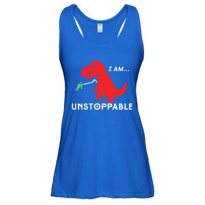 Funny Unstoppable Gift Funny TRex Dinosaur Gift Ladies Essential Flowy Tank