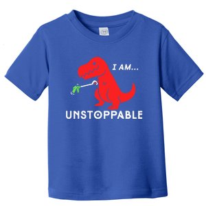 Funny Unstoppable Gift Funny TRex Dinosaur Gift Toddler T-Shirt