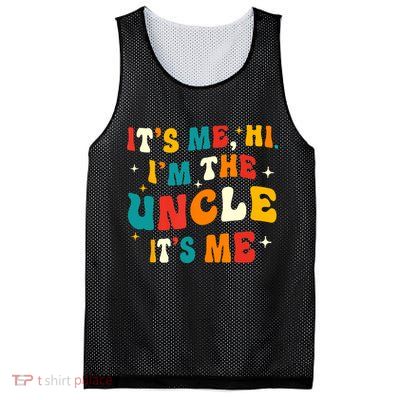 Funny Uncle Gifts Cool Uncle Mesh Reversible Basketball Jersey Tank