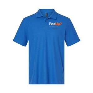 Fed Up Give God Control Christian Jesus Softstyle Adult Sport Polo