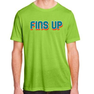 Fins Up Gift For Miami Sport Fan Adult ChromaSoft Performance T-Shirt