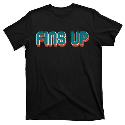 Fins Up Gift For Miami Sport Fan T-Shirt