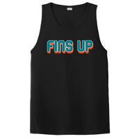 Fins Up Gift For Miami Sport Fan PosiCharge Competitor Tank