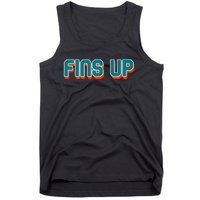 Fins Up Gift For Miami Sport Fan Tank Top