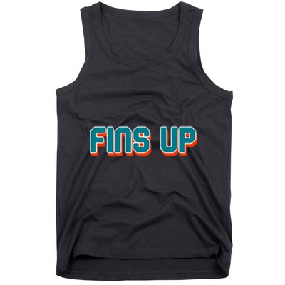 Fins Up Gift For Miami Sport Fan Tank Top