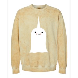 Friendly Unicorn Ghost Boonicorn Gift Colorblast Crewneck Sweatshirt