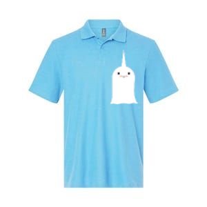 Friendly Unicorn Ghost Boonicorn Gift Softstyle Adult Sport Polo