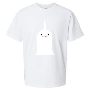 Friendly Unicorn Ghost Boonicorn Gift Sueded Cloud Jersey T-Shirt