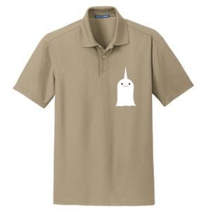 Friendly Unicorn Ghost Boonicorn Gift Dry Zone Grid Polo