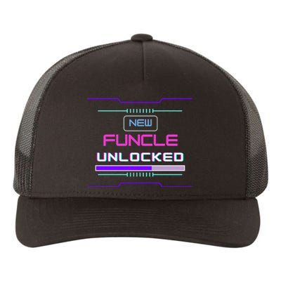 Funny Uncle Gamer Cyberpunk Funcle Yupoong Adult 5-Panel Trucker Hat