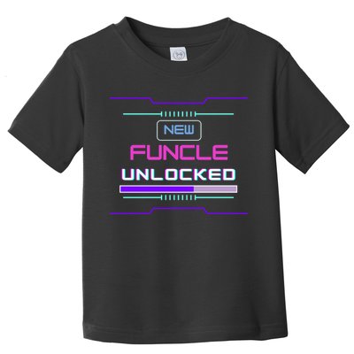 Funny Uncle Gamer Cyberpunk Funcle Toddler T-Shirt
