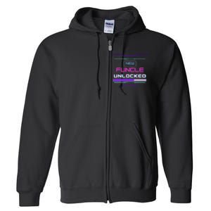 Funny Uncle Gamer Cyberpunk Funcle Full Zip Hoodie