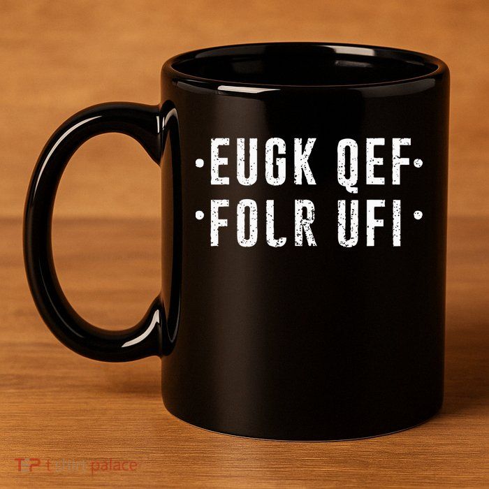 Fold Up Hidden Message Fuck Off 11oz C Handle Ceramic Mug