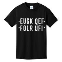 Fold Up Hidden Message Fuck Off Kids T-Shirt