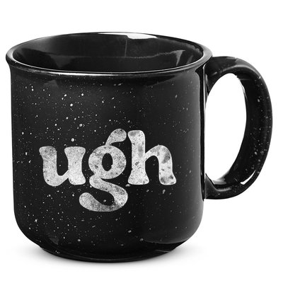 Funny Ugh Humorous Disgusted Women Sarcastic Humor 15oz Campfire Ceramic Mug