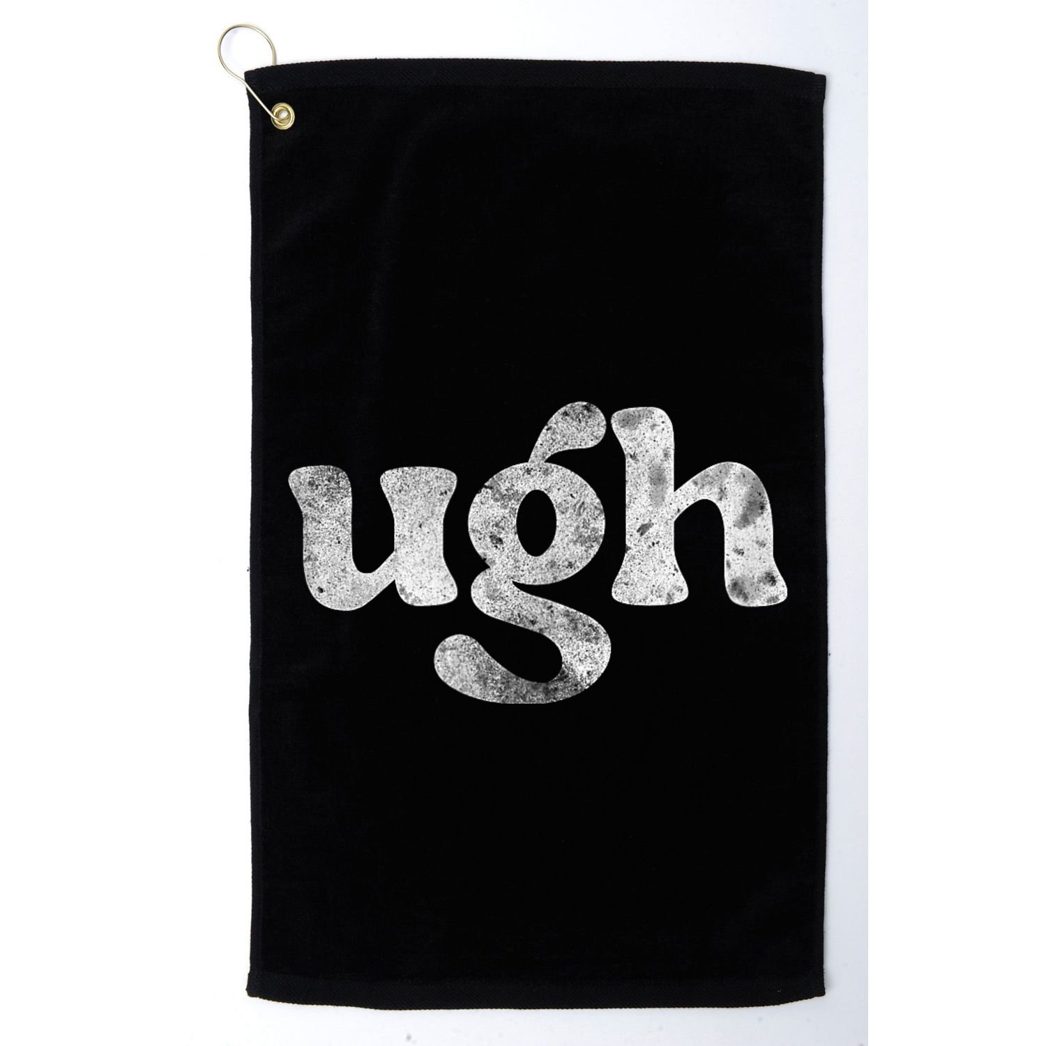 Funny Ugh Humorous Disgusted Women Sarcastic Humor Golf Towel
