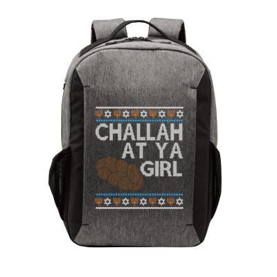 Funny Ugly Hanukkah Challah At Ya Girl Vector Backpack