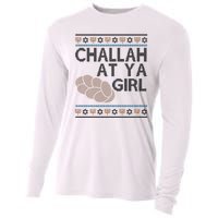 Funny Ugly Hanukkah Challah At Ya Girl Cooling Performance Long Sleeve Crew