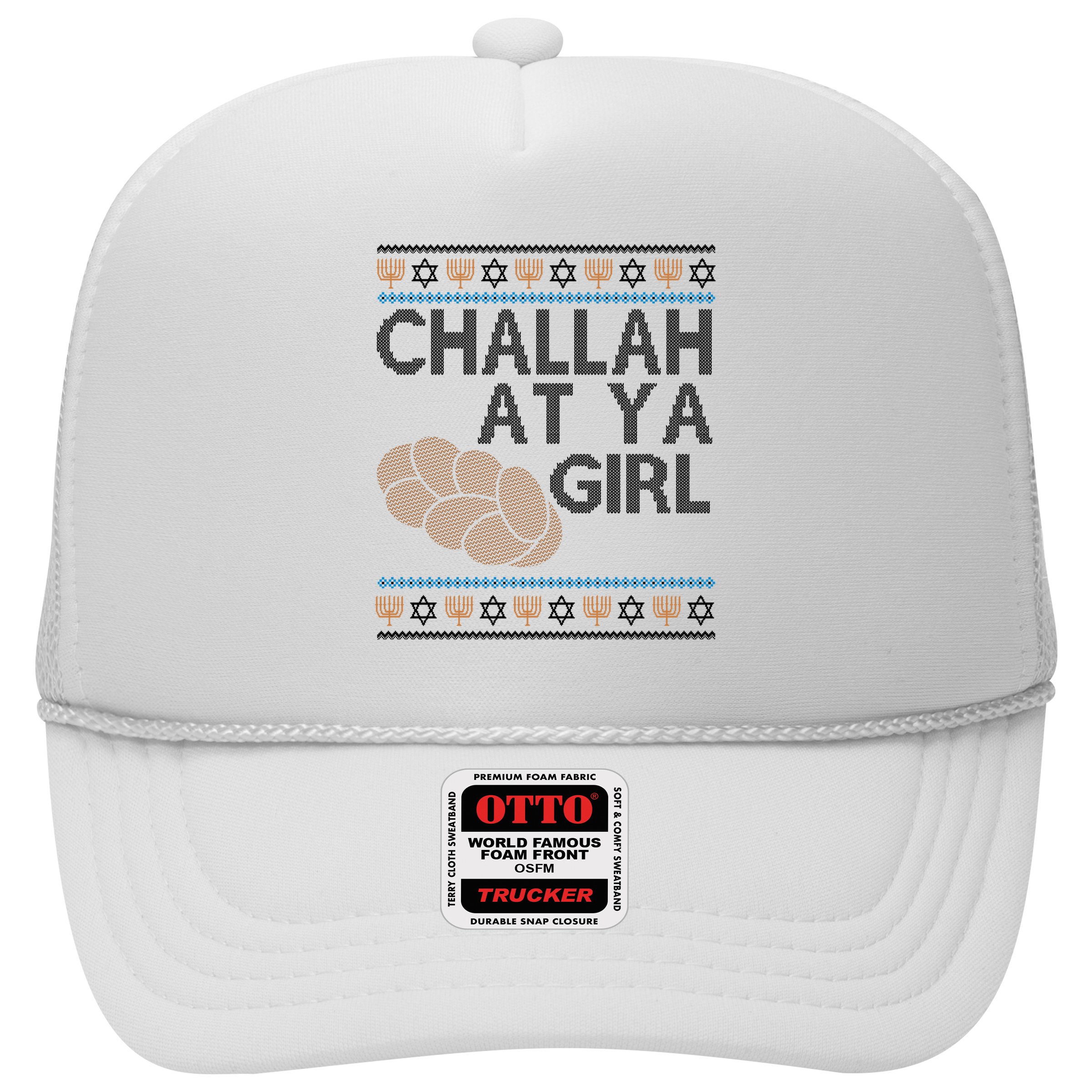 Funny Ugly Hanukkah Challah At Ya Girl Hat