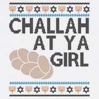 Funny Ugly Hanukkah Challah At Ya Girl Golf Towel
