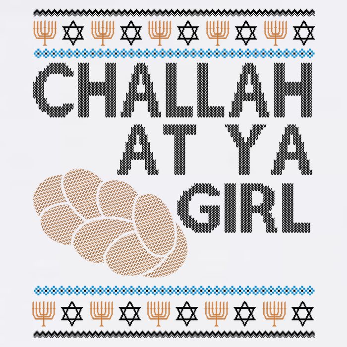 Funny Ugly Hanukkah Challah At Ya Girl Golf Towel