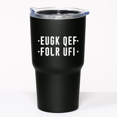 Fold Up Hidden Message F Off Funny Word Tumbler