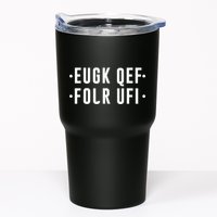 Fold Up Hidden Message F Off Funny Word Tumbler