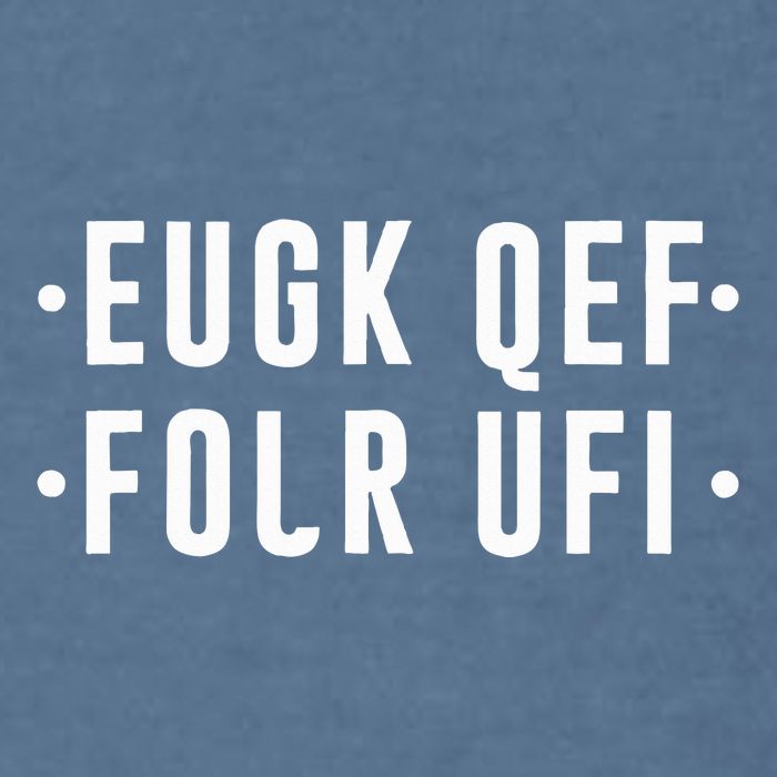 Fold Up Hidden Message F Off Funny Word Garment-Dyed Sweatshirt