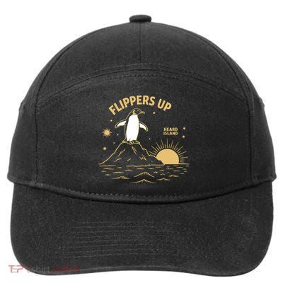 Flippers Up Heard Island 7-Panel Snapback Hat