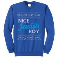 Funny Ugly Hanukkah Sweater Nice Jewish Boy Matching Sweatshirt