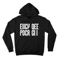 Fold Up Hidden Message Secret Message Tall Hoodie